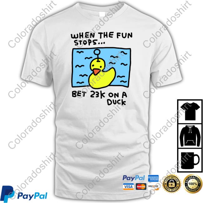 Zoebread When The Fun Stops Bet 23K On A Duck Hoodie