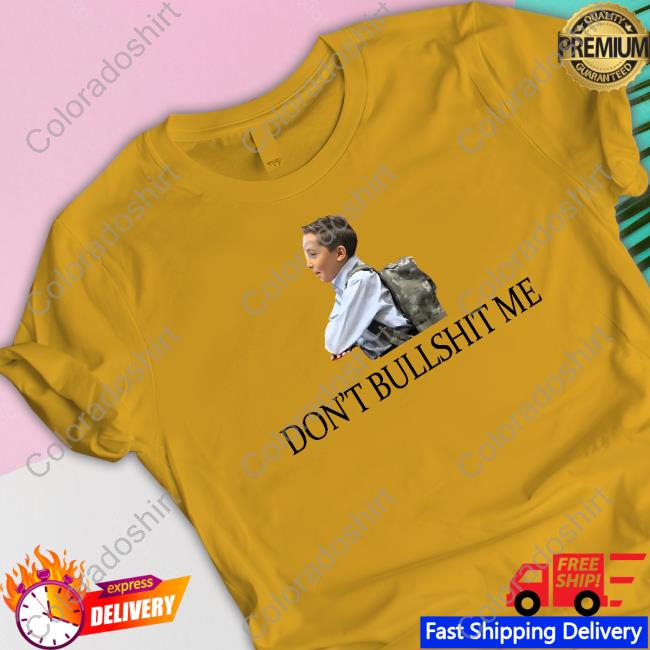 Young Man Jaiden Don't Bullshit Me Hooded Sweatshirt